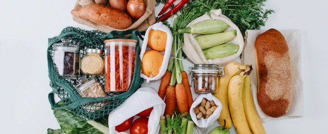 Zero Waste Shopping Concept